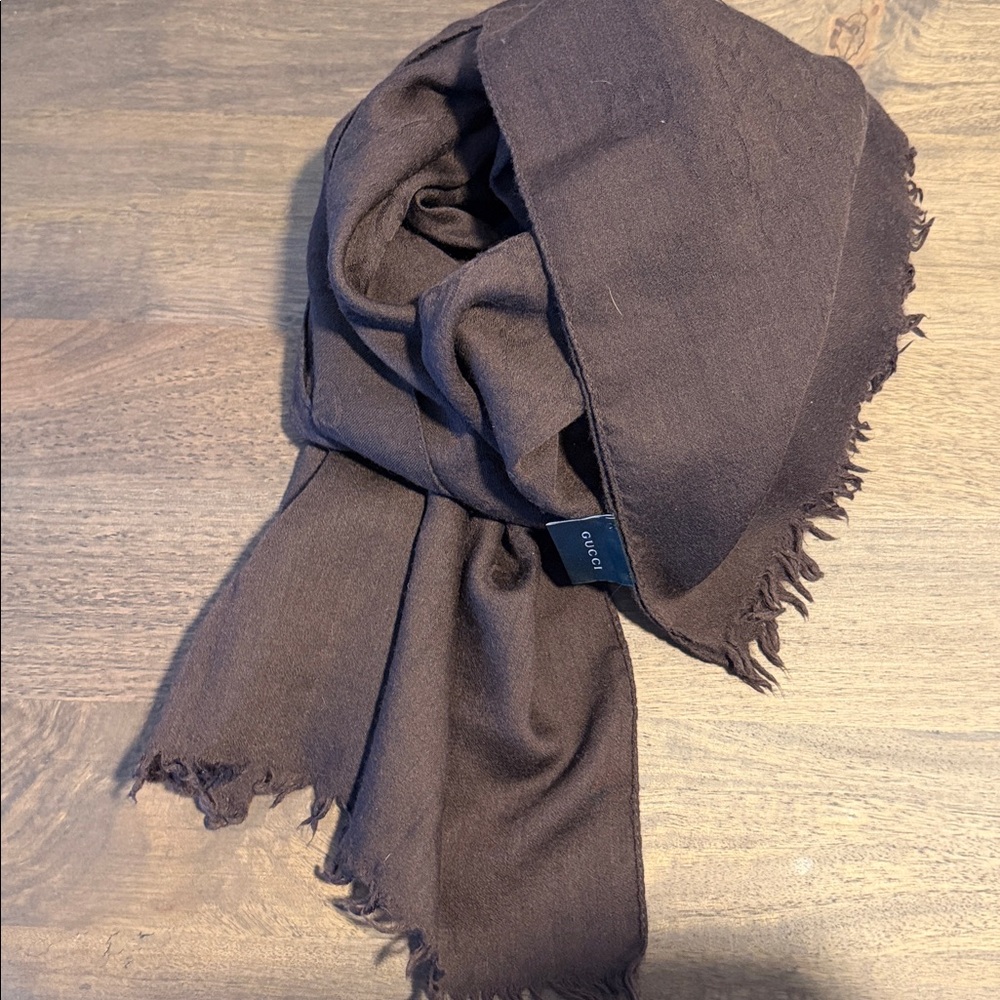 Gucci Dark Brown Scarf